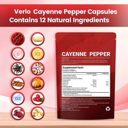 Cayenne Pepper Vein Restore Softgels