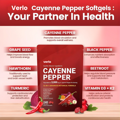 Cayenne Pepper Vein Restore Softgels
