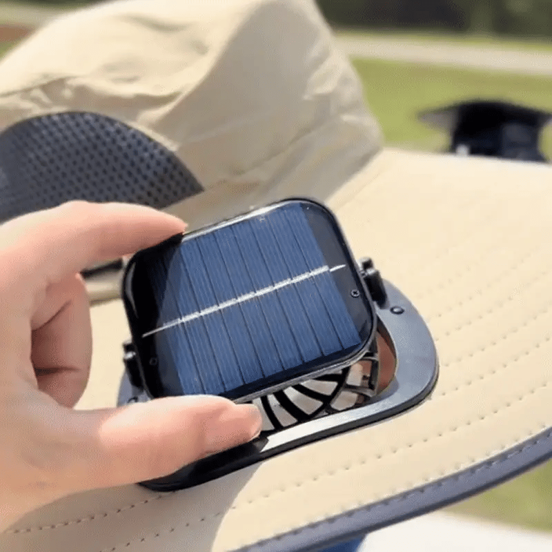 Verlo™ SolarBreeze – Solar Powered Cooling Hat
