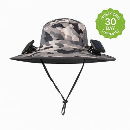 Verlo™ SolarBreeze – Solar Powered Cooling Hat