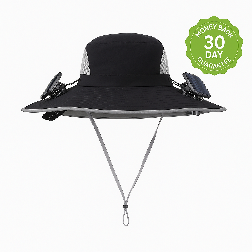 Verlo™ SolarBreeze – Solar Powered Cooling Hat