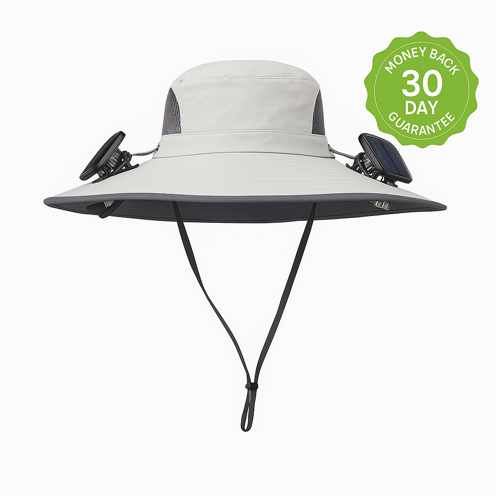 Verlo™ SolarBreeze – Solar Powered Cooling Hat