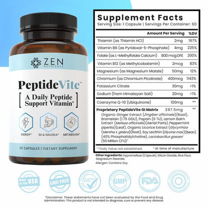 Daily GLP & Peptide Support Vitamins